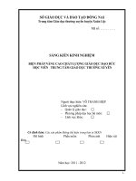 skkn BIỆN PHÁP NÂNG CAO CHẤT LƯỢNG GIÁO dục đạo đức học VIÊN   TRUNG tâm GIÁO dục THƯỜNG XUYÊN 