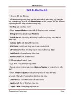 Bài 3 đổ màu cho ảnh 