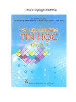Ebook tài liệu chuyên tin học  quyển 3   hồ sỹ đàm (chủ biên)