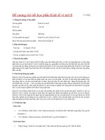 Đề cương chi tiết học phần kinh tế vĩ mô II