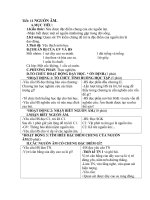 Tiết 11 NGUỒN âm