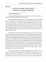 SKKN cần quan tâm đến “học sinh nữ” trong nhà trường nhiều hơn 