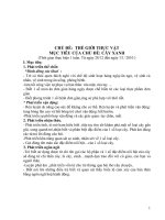 giáo án mầm non mục TIÊU của CHỦ đề hoa qua 