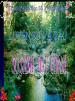 Bài giảng tiếng việt 3 tuần 3 bài luyện từ và câu   so sánh, dấu chấm 15 