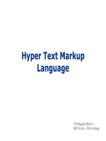 Bài giảng lập trình web   chương 1   ths  nguyễn minh vi