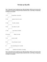 Bài tập hiện tại tiếp diễn