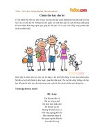 Tuyển tập thơ hay cho bé