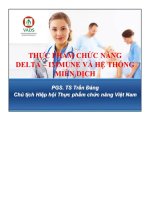 TPCN delta immune và hệ thống miễn dịch