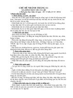 giáo án nhà trẻ  CHỦ đê NHÁNH THÁNG 11nam 