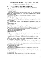 giáo án mầm non CHỦ đề QUÊ HƯƠNG đát nước bác hồ bản 1 