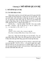 Giáo trình thiết kế cơ sở dữ liệu  phần 1   trịnh minh tuấn