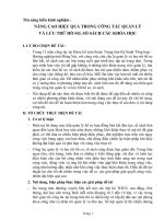 skkn NÂNG CAO HIỆU QUẢ TRONG CÔNG tác QUẢN lý và lưu TRỮ hồ sơ, sổ SÁCH các KHÓA học 