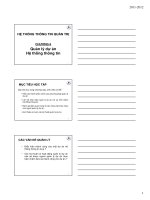 Bài giảng hệ thống thông tin quản trị   chương 6  quản lý dự án hệ thống thông tin