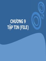 Bài giảng phương pháp lập trình  chương 9   GV  từ thị xuân hiền