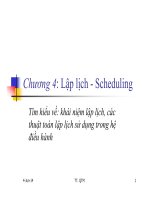Bài giảng hệ điều hành  chương 4