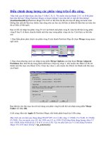 Điều chỉnh dung lượng các phân vùng trên ổ đĩa cứng 