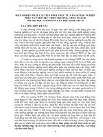 skkn một số biện pháp cải tiến hình thức tư vấn  hướng nghiệp phục vụ cho việc chọn trường, chọn ngành thi đại học, cao đẳng của học sinh lớp 12 