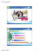 Bài giảng phân tích dữ liệu nghiên cứu với SPSS