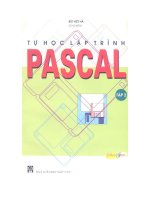 Ebook tự học lập trình pascal (tập 2)  phần 1   bùi việt hà (chủ biên)