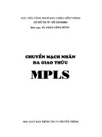 Ebook chuyển mạch nhãn đa giao thức MPLS  phần 1   TS  trần công hùng