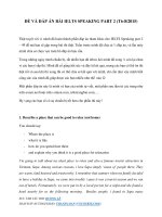 ĐỀ VÀ ĐÁP ÁN BÀI IELTS SPEAKING PART 2