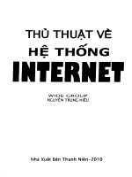 Ebook thủ thuật và hệ thống internet  phần 1   nguyễn trung hiếu