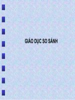Giáo dục so sánh trong kế hoạch giảng dạy