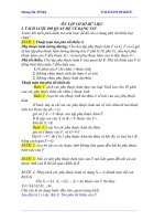 ÔN tập cơ sở dữ LIỆU