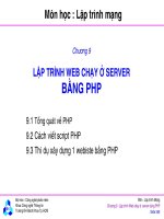 Bài giảng môn lập trình mạng  chương 9   TS  nguyễn văn hiệp