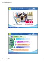 Bài giảng tin học ứng dụng   chương 1  phân tích dữ liệu nghiên cứu với SPSS