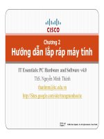 Bài giảng tin học đại cương  chương 2   ths  nguyễn minh thành