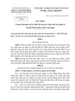 Về qui trình giám sát kỹ thuật thi công các công trình xây dựng và Lắp đặt thiết bị dây truyền công nghệ
