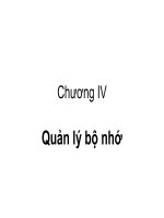 Chương 4  quản lý bộ nhớ trong