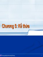 Bài giảng phương pháp lập trình hướng đối tượng   chương 9  kế thừa