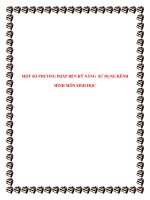 SKKN một số phương pháp rèn kỹ năng sử dụng kênh hình môn sinh học 