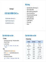 Bài giảng lập trình hướng đối tượng   chương 2  các đặc điểm của c