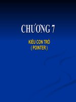 Bài giảng phương pháp lập trình  chương 7