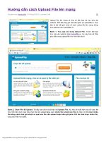 Hướng dẫn cách upload file lên mạng 