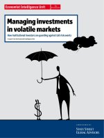 Managing investments in volatile markets 