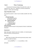 lecture Water technology