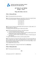 Kỹ thuật lập trình  bài tập 4   tuần 9 (mảng, kiểu dữ liệu có cấu trúc) 