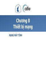 Bài giảng mạng máy tính   chương 8  thiết bị mạng   đh KHTN TP HCM