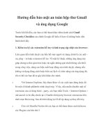 Hướng dẫn bảo mật an toàn hộp thư gmail và ứng dụng google 