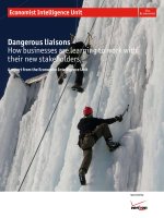 Dangerous liaisons how businesses are learning to work with their new stakeholders 