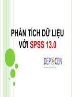 Bài giảng phân tích dữ liệu với SPSS 13 0