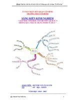 Giúp học sinh học tốt môn lịch sử 9 thông qua việc sử dụng “sơ đồ tư duy 