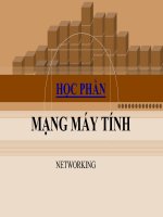 Bài giảng mạng máy tính  chương 2   cđ CNTT hữu nghị việt hàn