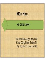 Tổng quan về hệ điều hành   chương 1