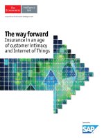 The way forward  insurance in an age of customer intimacy and internet of things 