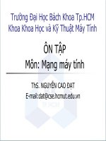 Bài giảng ôn tập môn mạng máy tính   ths  nguyễn cao đạt
